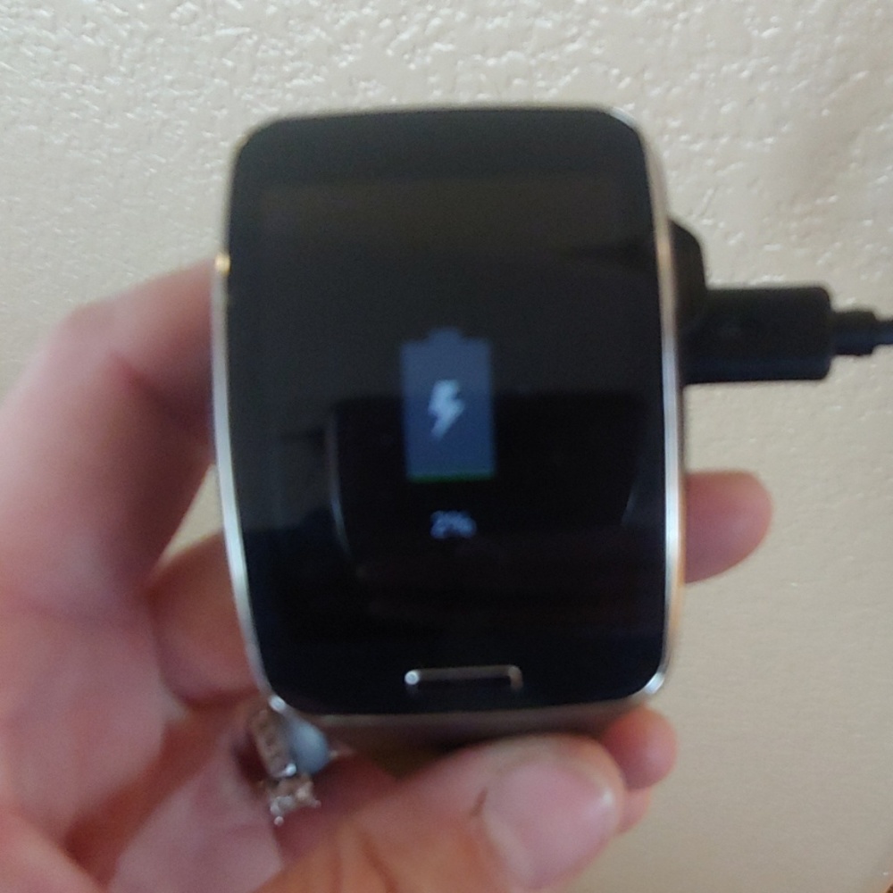 Samsung smart watch with charger
